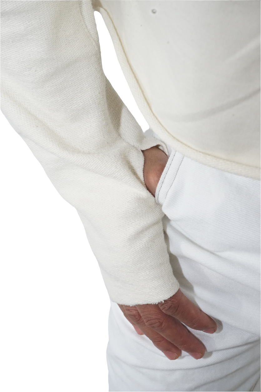 Long sleeve cropped raglan